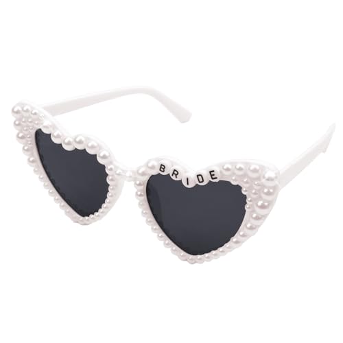 BAHABY Heart Bride Sunglasses Bachelorette Wedding Gift