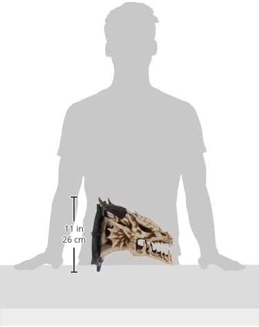 Design Toscano Horned Dragon Skull Wall Trophy