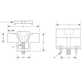 60200 - Machinable Uniforce Clamps - 2000 w/Locking Plate 4.00" - Made In USA