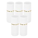 LRXIYODE 5 Stück 20ml Wiederbefüllbare Applikator Flasche mit Schwammaufsatz Kunststoff Lotionbehälter Tragbar und Effizient für Professionelle Schönheitsbehandlungen und Reisen