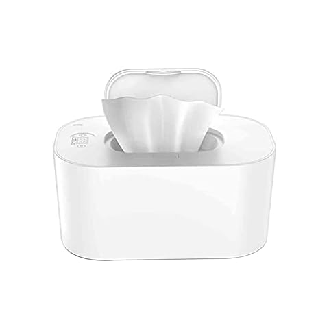 JINGLING USB Baby Wipe Warmer, USB Powered Wipes Dispenser Box Portable, Baby Wet Wipes Warmer And Dispenser W/USB Adapter Cover