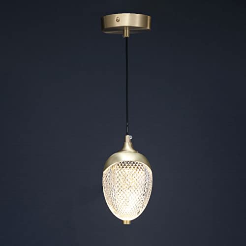 Lustre en cuivre et verre nordique chic pour sublimer votre chambre