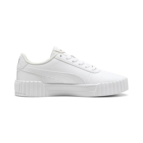 Puma Carina 3.0 DAYINIGHT Sneaker da Donna, Oro Bianco, Taglia 37, Puma Bianco Puma Oro, 37 EU - Immagine 4