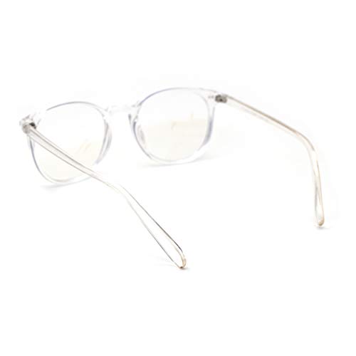 Image of SA106 Round Keyhole Blue Light Blocking Computer Vision Protection Eye Glasses