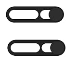 フロントカメラケース、iPhone 14Pro/14Pro Max/iPhone15/15Puls/15Pro/15ProMax/iPhone16/16Pro用カメラケース プライバシーとセキュリティを保護するウェブカメラ保護（2個、ブラック）