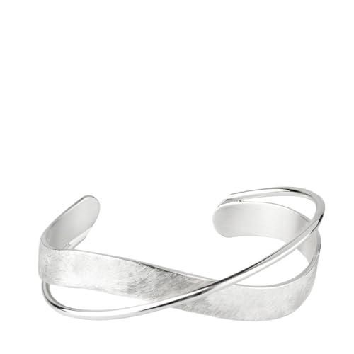 VIDAL & VIDAL Pulsera Ola rígida cruzada