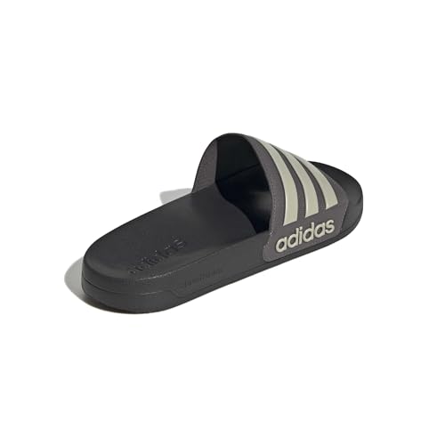 adidas adidas Unisex-Adult Adilette Shower Sportswear, Charcoal/Putty Grey/Carbon, 18