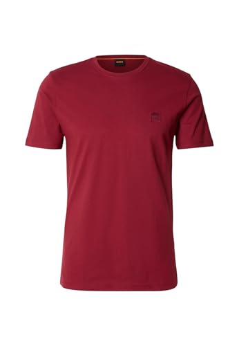 Image of BOSS Men's Tales 10242631 02 T-Shirt, Dark Red 605, 4XL