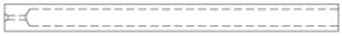 RESTEKRES-22407 Single Taper Inlet Liner 4mm (Case of 25)