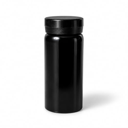 Image of 200ml Mini Vacuum Flask | Stainless Steel Water Bottle | Suitable for All Contents | Leak Proof Hot & Cold Flask (Black)