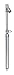 Dual Foot Tire Press Gauge, 10 to 150 psi