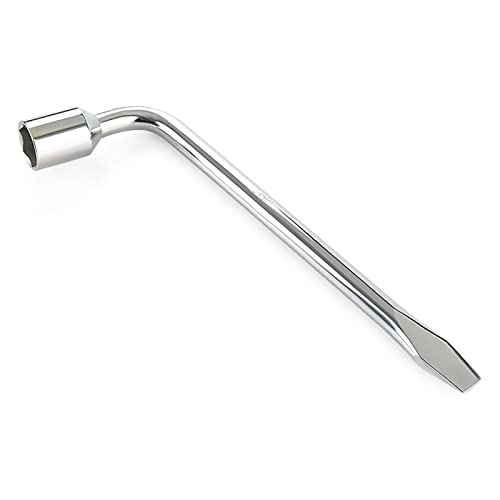 jyibinee 17/19/22/24mm Tire Wrench High Torque Non-slip Car Tyre Removal Tool High-carbon Steel 2 End L Type Socket Wrench Key Socket
