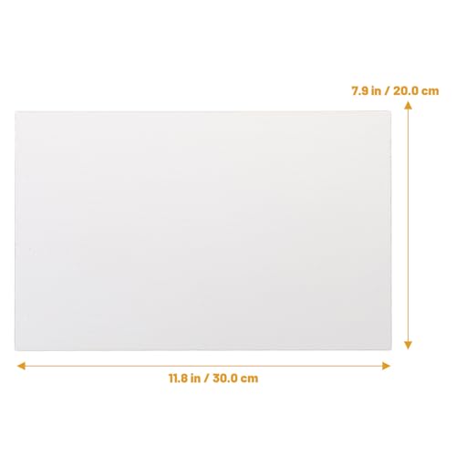 Estante flotante multifuncional y resistente Zerodeko con tablero rectangular blanco 3