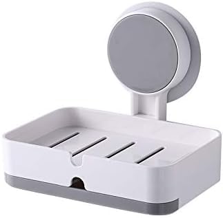 Image of Zollyss Self Adhesive Magic Sticker ABS /Plastic Wall Mounted Soap Holder for Kitchen and Bathroom (Medium, White Single Soap Box)