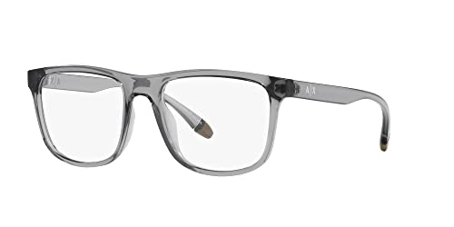 Image of Armani Exchange mens Ax3101u Universal Fit Square Prescription Eyewear Frames