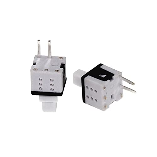 Micro-interrupteur 5.8x5.8mm autobloquant lot de 100 interrupteurs 2 broches pour circuit