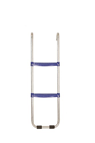 Get Out! Trampoline Ladder, 43in, Accommodates More Sizes of Trampolin – 2 Flat Step Ladder for Kids