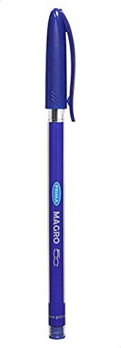 Prima Magro 50 Ballpoint Pen Fine - Pack of 10 Pieces - Blue