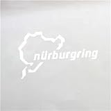 CHSLO Nürburgring Course Route Intéressant Vitres De Camion Pare Chocs Décalcomanies En Vinyle Européen Autocollants Réfléchissants Accessoires Style