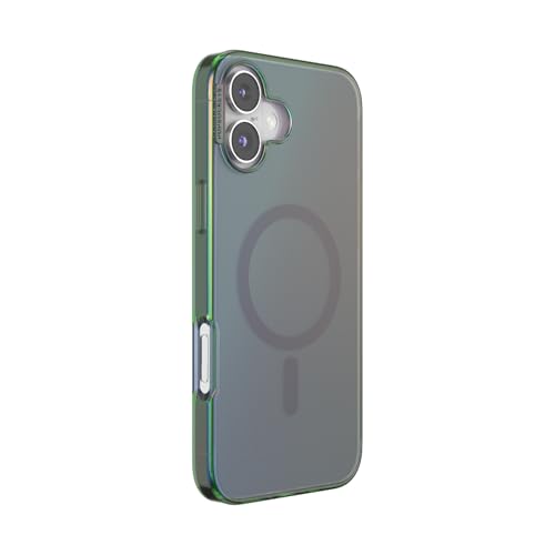 Image of POPSOCKETS Polycarbonate iPhone 16 Plus Case Compatible with Magsafe, Phone Case for iPhone 16 Plus, Wireless Charging Compatible, Case Back Cover Only - Nightshade, Multi