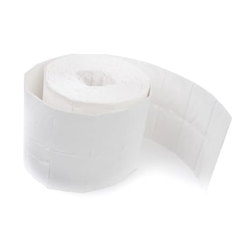 VILLFUL 500 Stück Nagellackentferner Pads Fusselfreie Baumwoll pads Weiche Nagelpflege tupfer aus Baumwolle und Vlies für Schonendes Entfernen von Gelnägeln und Nagellack Hautfreundlich