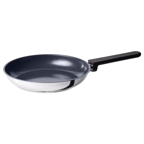 IKEA MIDDAGSMAT - Sartén antiadherente de acero inoxidable, 24 cm