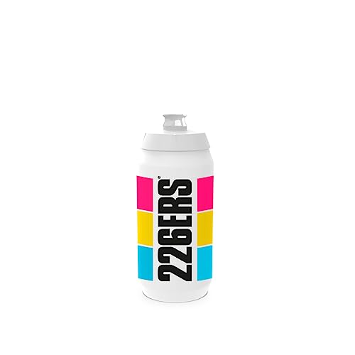226ERS - Bidón Ciclismo, de Polipropileno y sin BPA, Hydrazero Ultraligero, con Tirador de Boquilla y Abertura Grande, Fácil de Limpiar, Testado, Multicolor, 1 x 550 ml