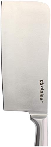 alpina Mannaia Macellaio, Coltello per Carne da Cucina, Acciaio Inox Silver, 31 cm - immagine 5