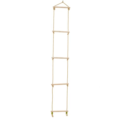 Échelle Corde 5 barreaux Bois pour portique h190-250cm