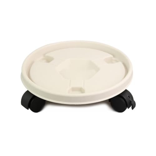 Opatiny Mover per vasi da 260 mm con ruote, per piante in resina resistente, base a rullo per piante in vaso, alberi e vasi, uso interno ed esterno