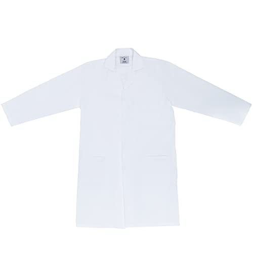 Medvat Premium Non-Iron Cotton White Lab Coat With Hidden Snaps For Adult Men & Women, Doctors & Medical Students, Size S-Xl #TOP5