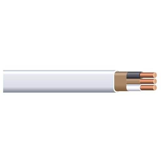 Southwire 28827423 100' 14/2 with ground Romex brand SIMpull residential indoor electrical wire type NM-B, White