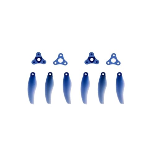 Hélices pliables F5135 en polycarbonate bleu pour réparer et optimiser votre drone FPV