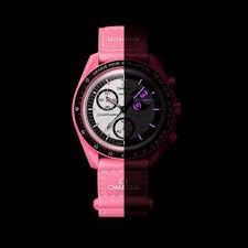 Swatch Relógio de pulso MoonSwatch Omega x Mission to the Pink