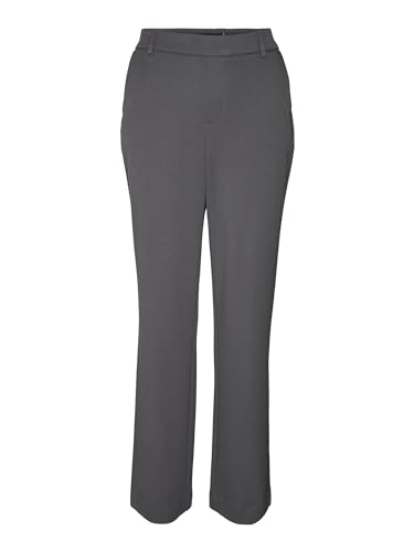 Maya Straight Fit Solid Mid Waist Pants (It, Misura Del Girovita & Misura Del Cavallo, Xl, 32, Nero) - 8