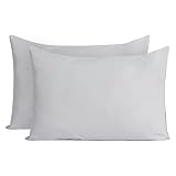 TILLYOU Toddler Pillowcase 2 Pack with Envelope Closure,13" x 18" Silky Soft Microfiber Travel Kids