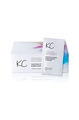 KC むきタマつるん 発泡美容液クレンジング 30包(約1ヶ月分) 発泡クレンジング 美容パック W洗顔不要 26種のハーブ 配合 個包装タイプ