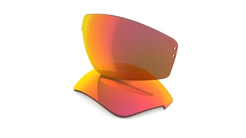 Ersatzgläser für adidas Evil Eye Halfrim und Pro a167 a181 a402 ad07 ad08 (LST Active red mirror) (S)