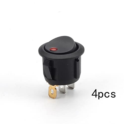 Interrupteur rond bascule 12V pour résoudre les pannes de tableau de bord - 2