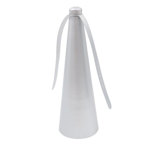 Sarini Abanicos para Moscas Ventilador Repelente De Moscas Mesa De Ventilador Ventilador Repelente De Moscas Portátil Ultra Silencioso contra Moscas,Mosquitos Y Avispas,Plata