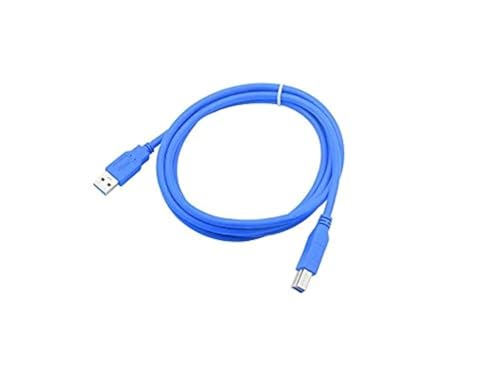 DKURVE 3pcs pack High Speed Blue USB 3.0 Printer Cable Type A Male to Type B Male 1.8M