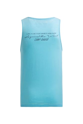 Camiseta de tirantes para hombre Camp David con efectos quemados m 7