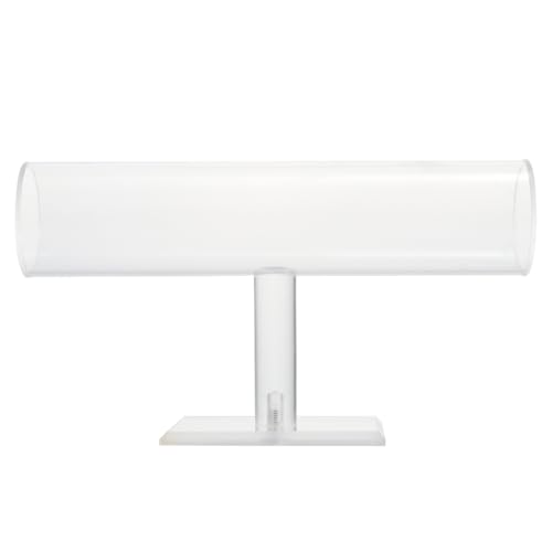 CALLARON 1pc Transparent Bracelet Display Stand T Watch Organizer Clear Bracelet Holder Ornament Display Stand Decorative Tray Table Top Desktop Stand Bangle Acrylic Jewelry Necklace Holder