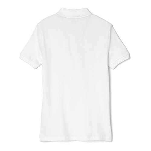 Image of French Toast Girls' Short Sleeve Stretch Pique Polo Shirt