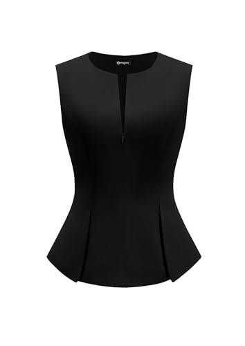 PRETTYGARDEN Women's 2026 Summer Vest Tops Business Casual Going Out