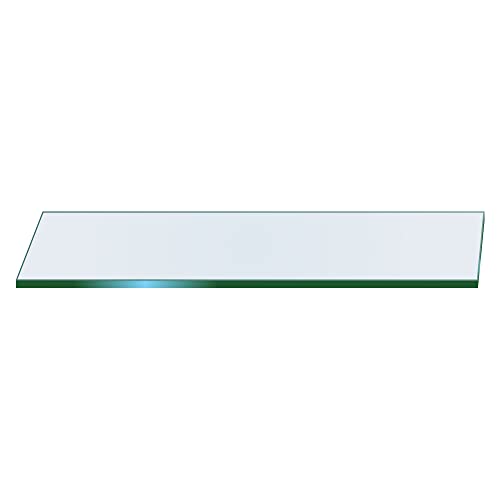 Dulles Glass 6" x 30" Rectangle Floating Glass Shelf -