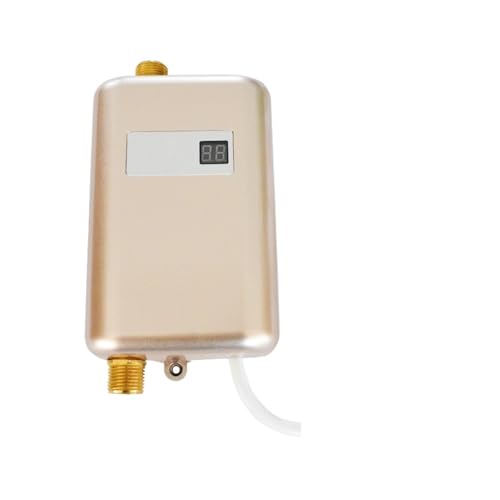 Termo Electrico, Calentador De Agua Instantáneo De 3800W, Calentador De Agua Sin Tanque, Pantalla De Temperatura, Calefacción, Ducha De Agua Caliente, Cocina, Eléctrico Universal,Para cocina, baño, l