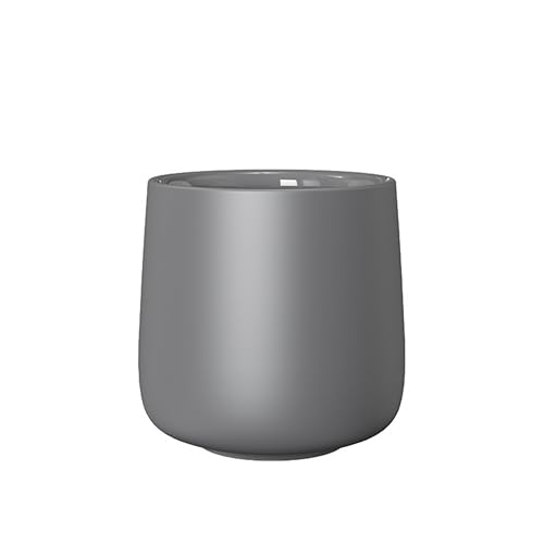 Image of LECTOR Noboru Origami Double Walled Ceramic Cup | 230ml Insulated Coffee Mug for Hot & Cold Coffee, Espresso, Tea & Drinks | 85mm Height | Stylish & Durable | Microwave Safe (Pack of 1) (Grey)