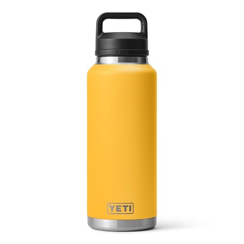 YETI Rambler Trinkflasche aus Edelstahl, auslaufsicher, vakuumisoliert, mit Chug-Deckel, 1170 ml, Alpingelb