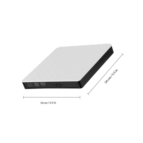 Grabadora DVD portátil USB 3.0 Toddmomy blanca miniatura 2